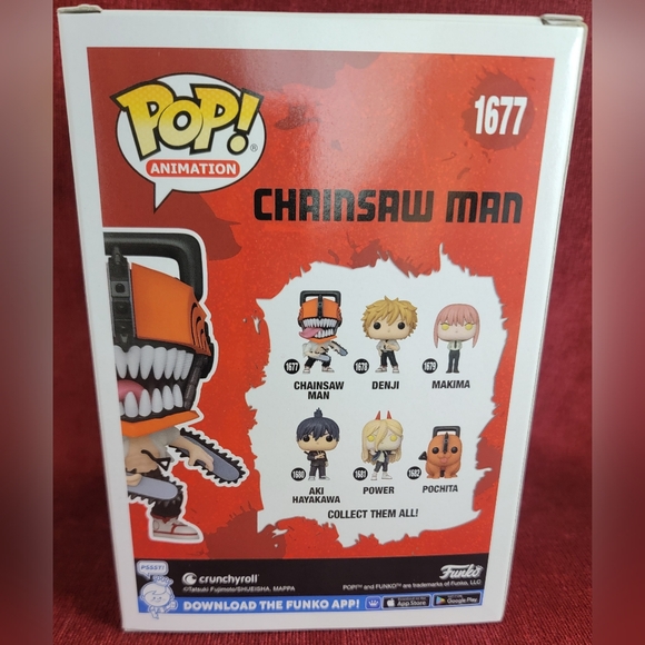 Chainsaw Man chase exclusive funko # 1677 (nib) With pop protector - Picture 6 of 6